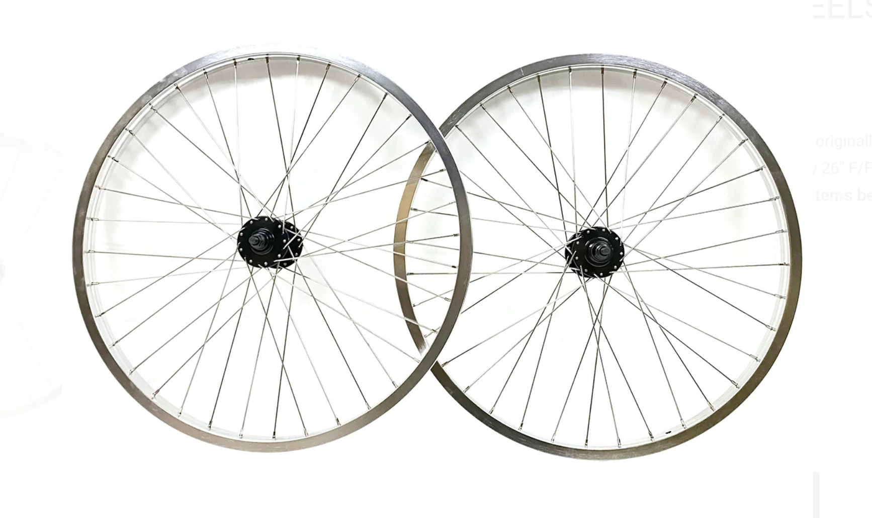 26" Alloy Wheelset - Perfect for the Barbarian , MX26 or the Diesel