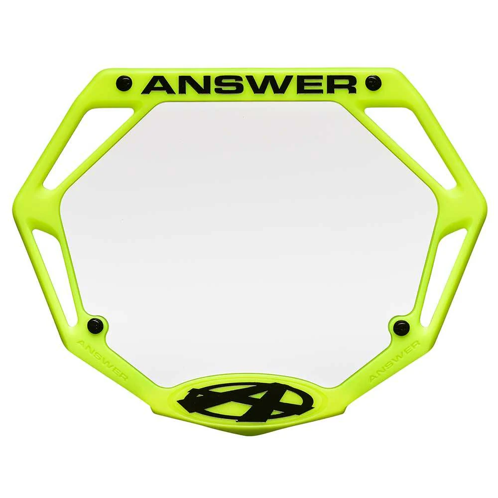Answer 3D pro number plate