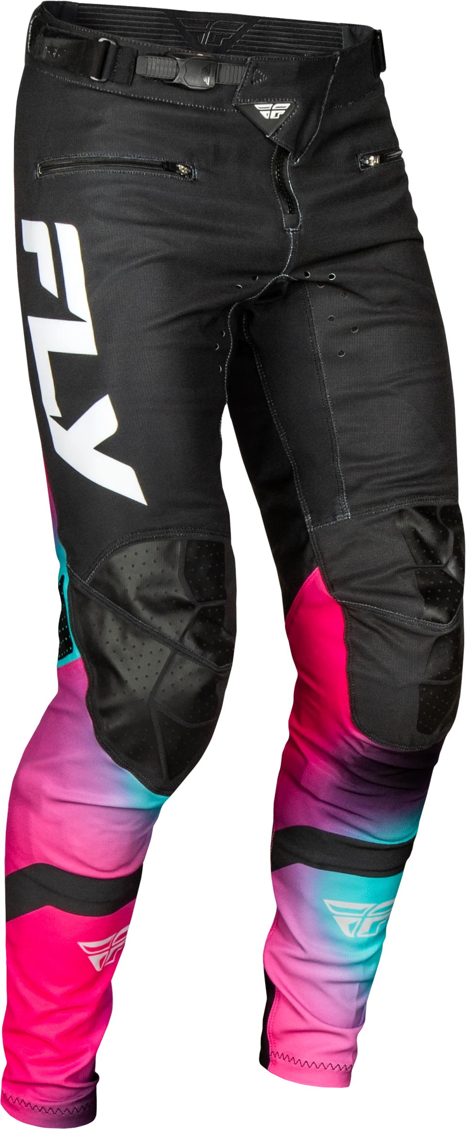 FLY Racing Rayce Fuschia/Black/Teal youth Bicycle Pant 2025