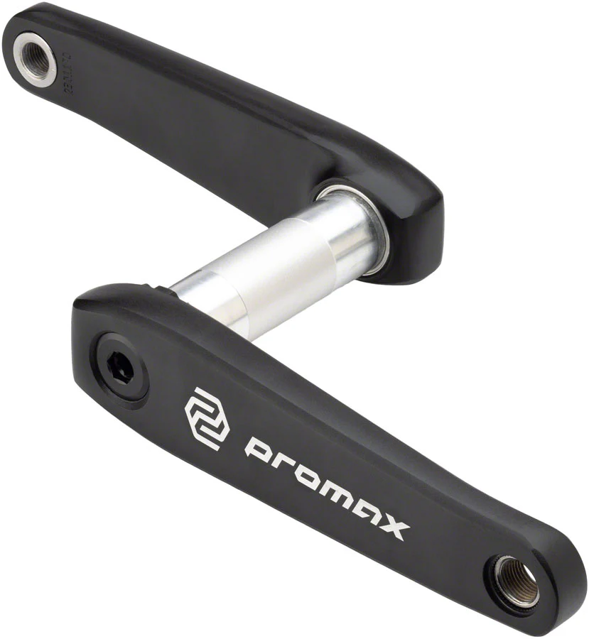 Promax HF-3 Hollow Hot Forged Crankset 2-PC, Direct Mount SRAM 3-Bolt, 30mm Spindle, Black