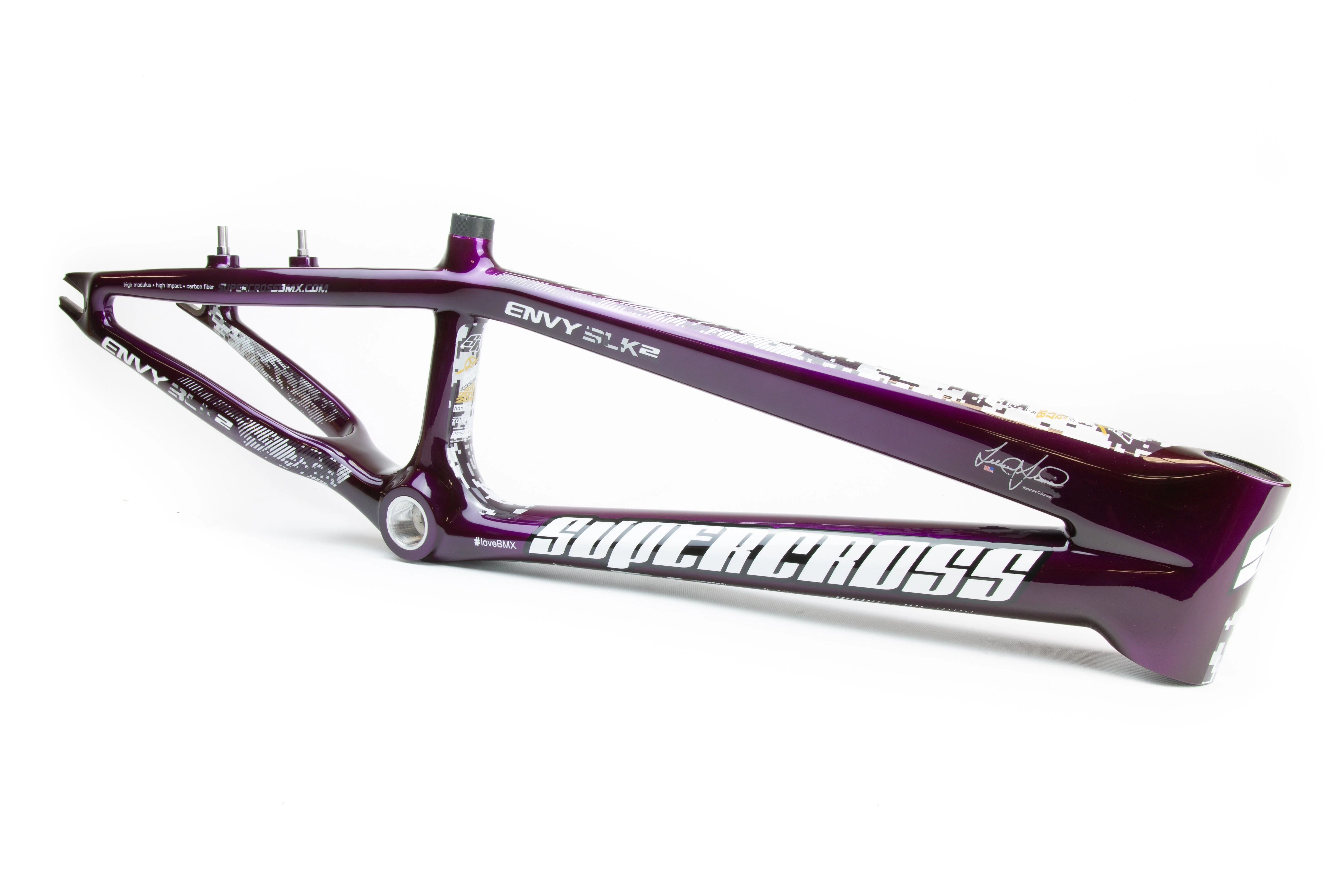 Supercross BMX | ENVY BLK 2 - Carbon Fiber BMX Race Frame - Image 3
