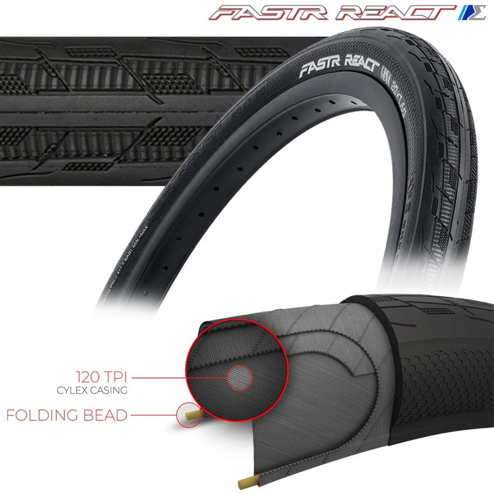 Tioga Fastr React S-Spec Tire 20x1.75