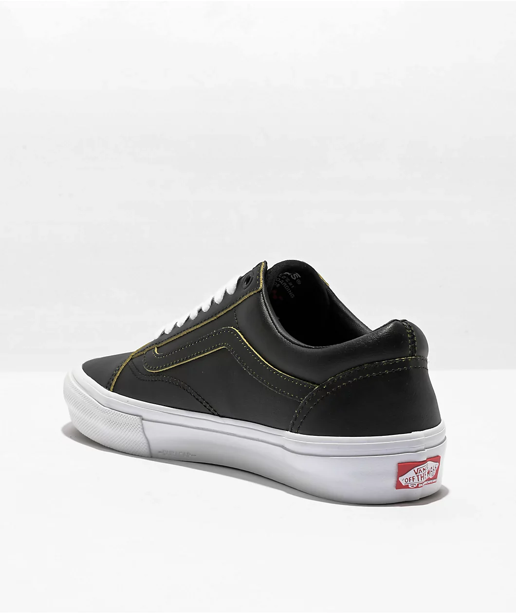 Vans Skate Old Skool Wearaway Black & Lime Skate Shoes - Image 2